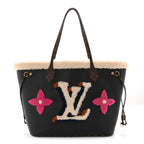 Calfskin Monogram Teddy Neverfull MM Black
