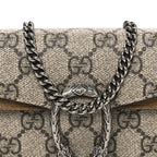 GG Supreme Monogram Super Mini Dionysus Shoulder Bag Taupe