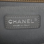 Lambskin Quilted Medium Boy Flap Khaki