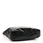Shiny Calfskin Quilted Chanel 22 Black
