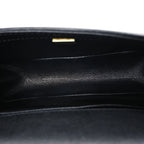 Lambskin Quilted Small Top Handle Boy Flap Black