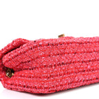Tweed Quilted Mini 2.55 Reissue Flap Red Ecru Black