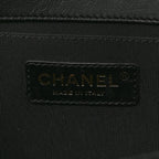 Lambskin Quilted Medium Boy Flap Black