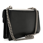 Pebbled Calfskin Small Dionysus Shoulder Bag Black