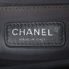 Lambskin Quilted Medium Boy Flap Black