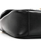 Calfskin Matelasse Small GG Marmont Shoulder Bag Black