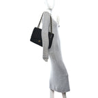 Caviar Quilted Maxi Double Flap Black