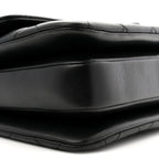 Lambskin Quilted Small Trendy CC Chain Dual Handle Flap Bag Black