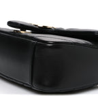 Lambskin Matelasse Medium GG Marmont Shoulder Bag Black