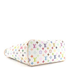 LV x TM Monogram Multicolor Neverfull MM White