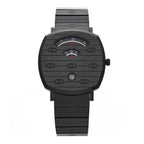 PVD Stainless Steel 38mm Grip Quartz Watch Black