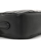 Calfskin Matelasse Small GG Marmont Camera Bag Black