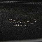Caviar Quilted Small CC Filigree Vanity Case Beige Black