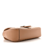 Calfskin Matelasse Aria Small GG Marmont Shoulder Bag Camelia