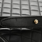 Lambskin Quilted New Medium Boy Flap Black
