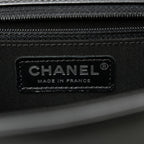 Grained Calfskin Quilted New Medium Boy Flap Black