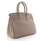 Togo Birkin 30 Gris Tourterelle