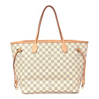 Damier Azur Neo Neverfull MM Rose Ballerine