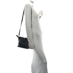 Calfskin Mini Flamenco Knot Clutch Black