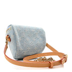 Monogram Denim Mini Bumbag Sky Blue