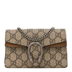 GG Supreme Monogram Super Mini Dionysus Shoulder Bag Taupe