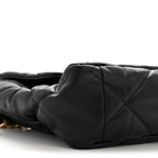 Goatskin Quilted Maxi Chanel 19 Flap Black