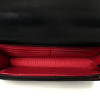 Lambskin Quilted Chanel 19 Wallet On Chain WOC Black