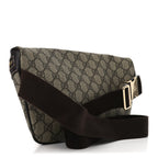 GG Supreme Monogram Belt Bag Dark Brown