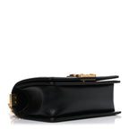 Caviar Quilted Small Boy Flap Black