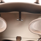 Grained Calfskin Soft Margaux 10 Bag Dark Olive
