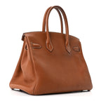 Natural Barenia Faubourg Birkin 30 Fauve