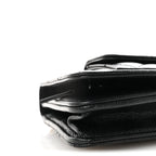 Caviar Quilted Pocket Clutch With Chain WOC Black