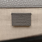 Pebbled Calfskin Small Dionysus Shoulder Bag Dusty Grey