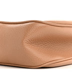 Pebbled Calfskin Small Soho Disco Bag Camelia