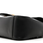 Calfskin Matelasse Small GG Marmont Shoulder Bag Black