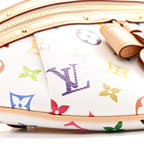 LV X TM Monogram Multicolor High Rise Bumbag White
