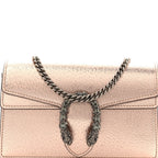 Metallic Calfskin Super Mini Dionysus Shoulder Bag Rose Gold