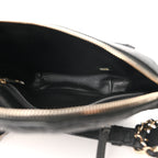Caviar Quilted Filigree Waist Bag Black