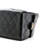 Caviar Quilted Small Chanel 25 Handbag Black