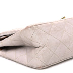 Aged Calfskin Quilted 2.55 Reissue 226 Flap Blanc Fonce