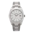 Stainless Steel 41mm Oyster Perpetual Datejust Watch Silver 126300