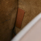 Calfskin Gate Bucket Bag Brown