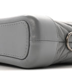 Aged Calfskin Chevron Quilted Small Gabrielle Hobo Grey