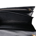 Calfskin Matelasse GG Marmont Chain Wallet Black