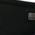 Caviar Quilted Compact Boy Wallet Black