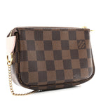 Damier Ebene 2020 Christmas Animation Big Wheel Mini Pochette Accessories Rose Ballerine