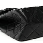 Aged Calfskin Quilted 2.55 Reissue 226 Flap Black