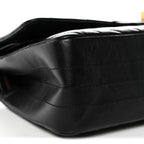 Aged Calfskin Chevron Quilted 2.55 Reissue 225 Flap Black