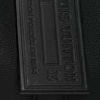 Grained Calfskin Aerogram City Keepall Black