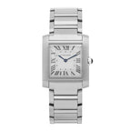 Stainless Steel 27mm Tank Francaise Quartz Watch